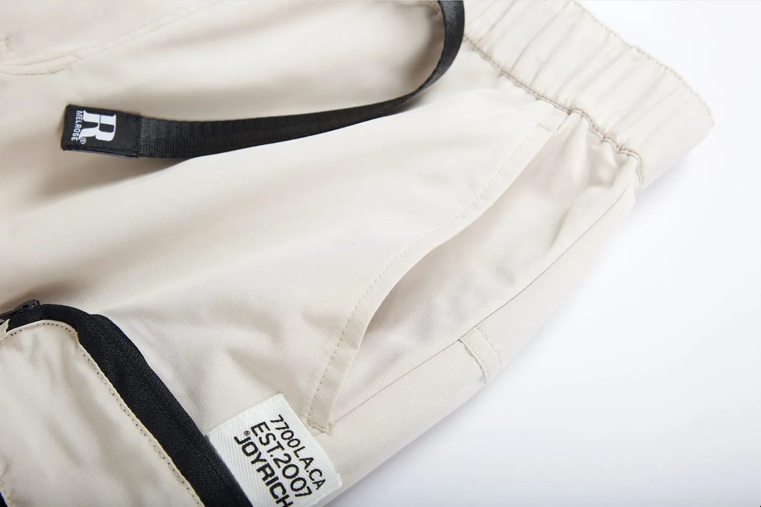 EC Rich World Nylon Cargo Pants / Beige