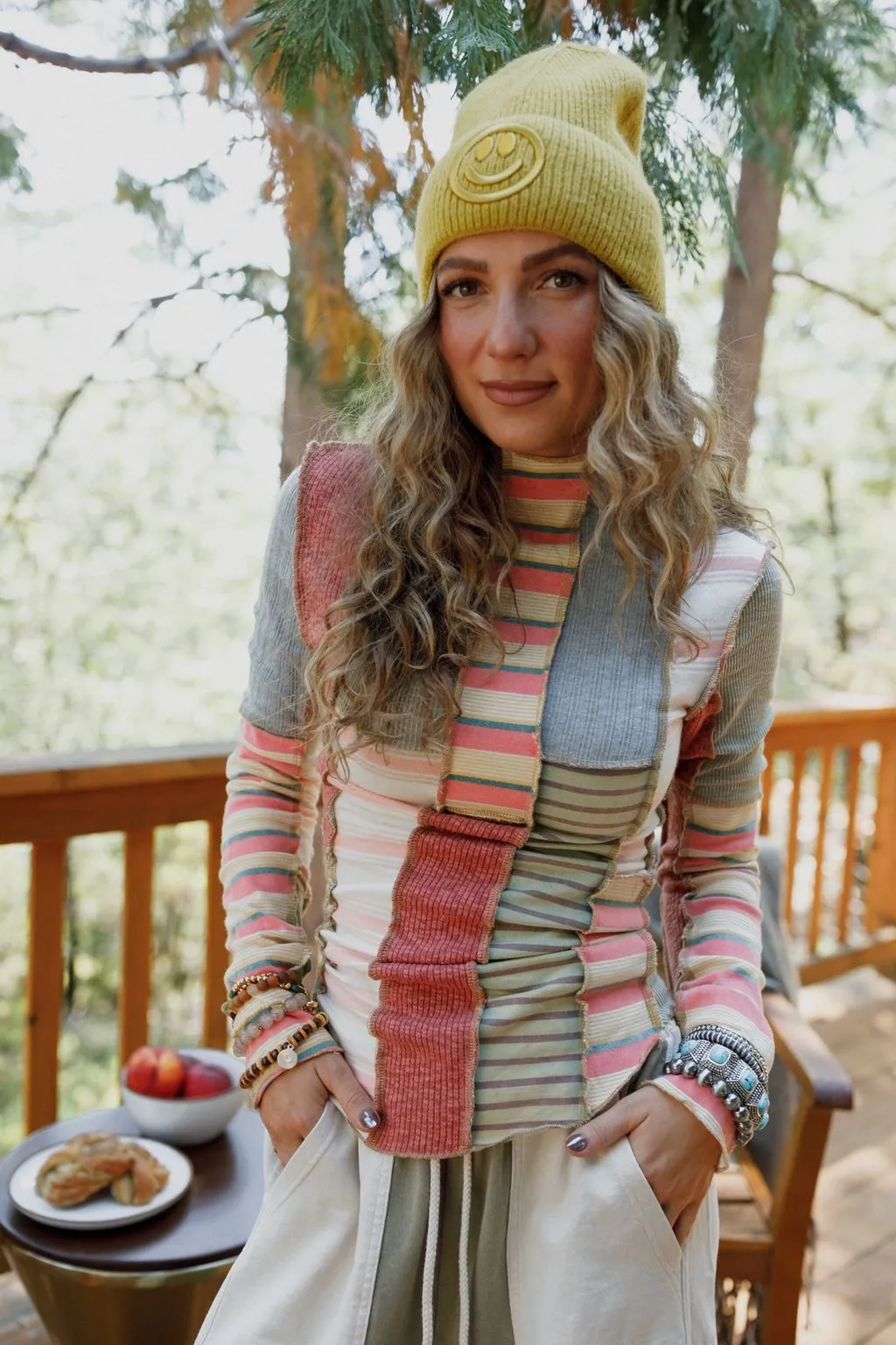 Eclectic Stripes Top - Pink