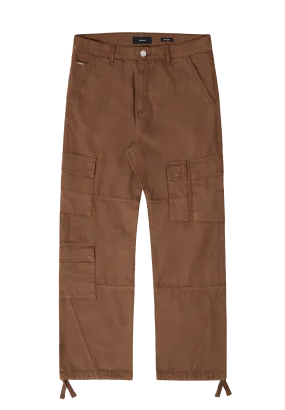 EightyFive Multi Pocket Cargo Pants Brown