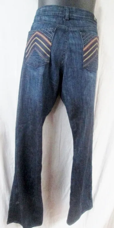 EUC CITIZENS OF HUMANITY JEANS ARROWHEAD FLARE 009 Denim Pants 32X35 BLUE