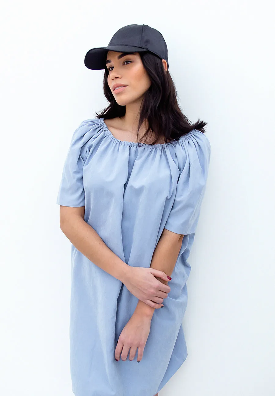 f by Faina Sky Blue Mini Dress