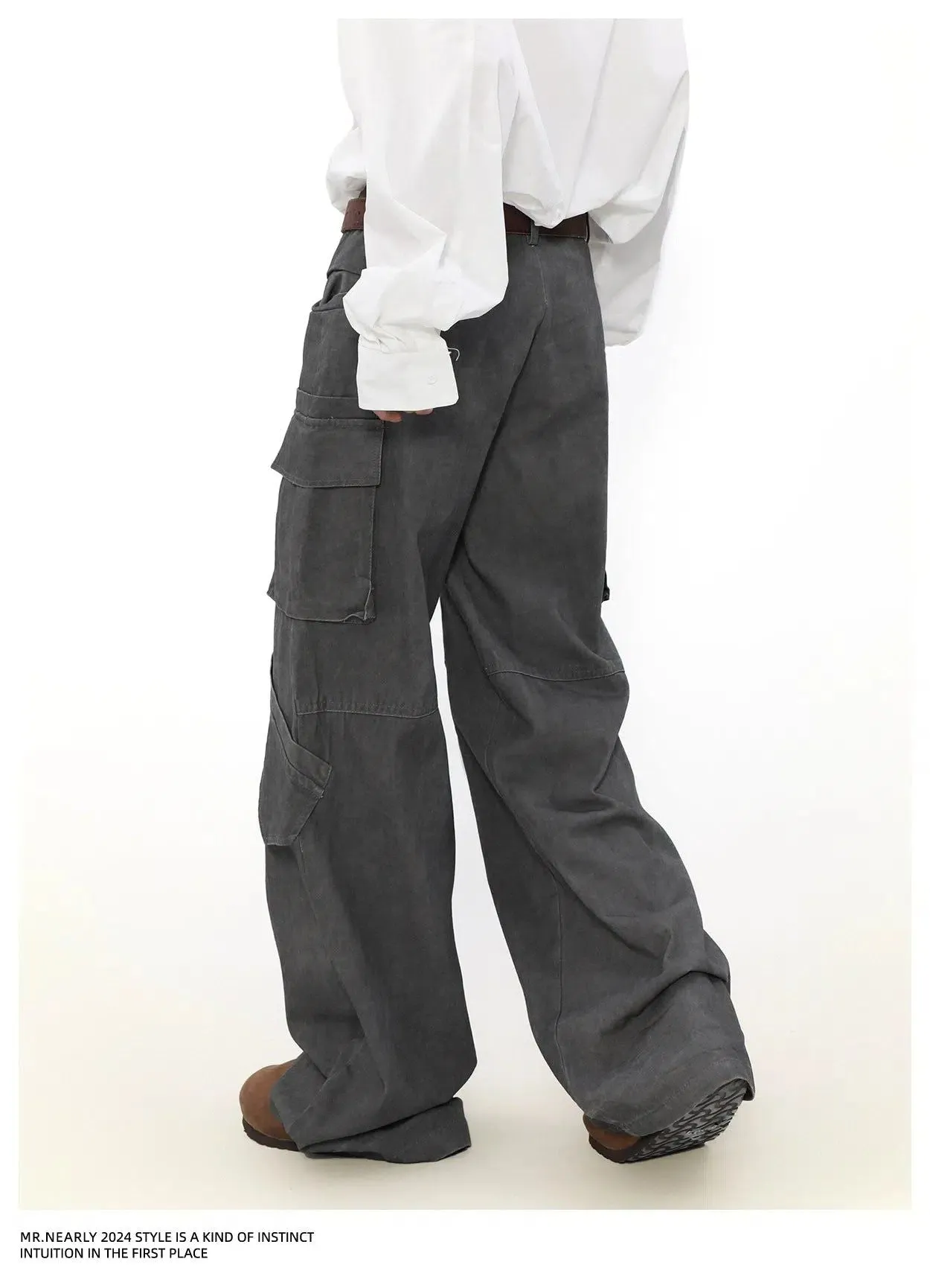 Faded Utility Pocket Cargo Pants