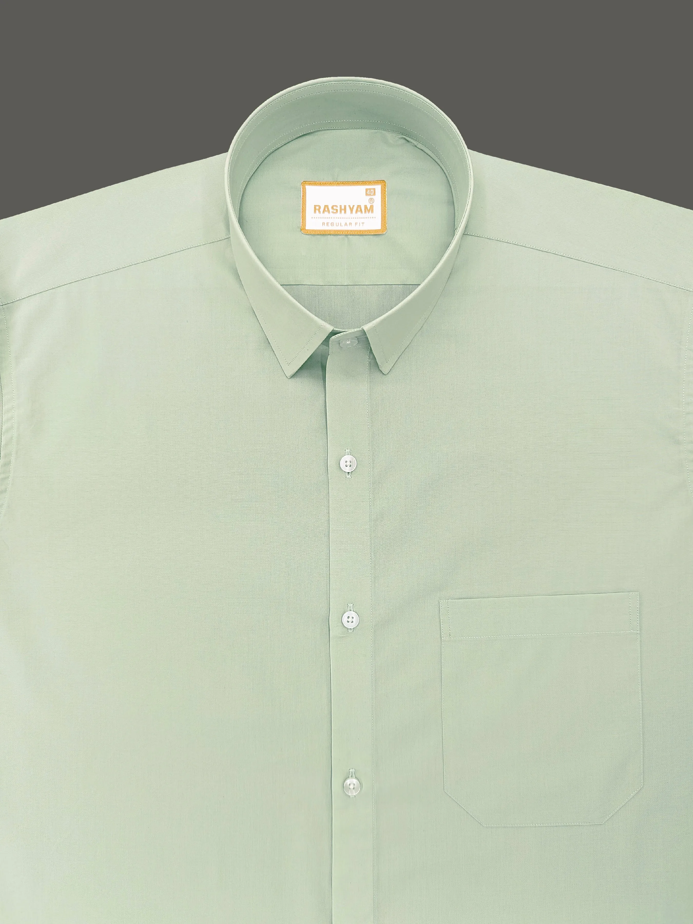 Faenza Premium Olivine Finest Cotton Formal Shirt For men