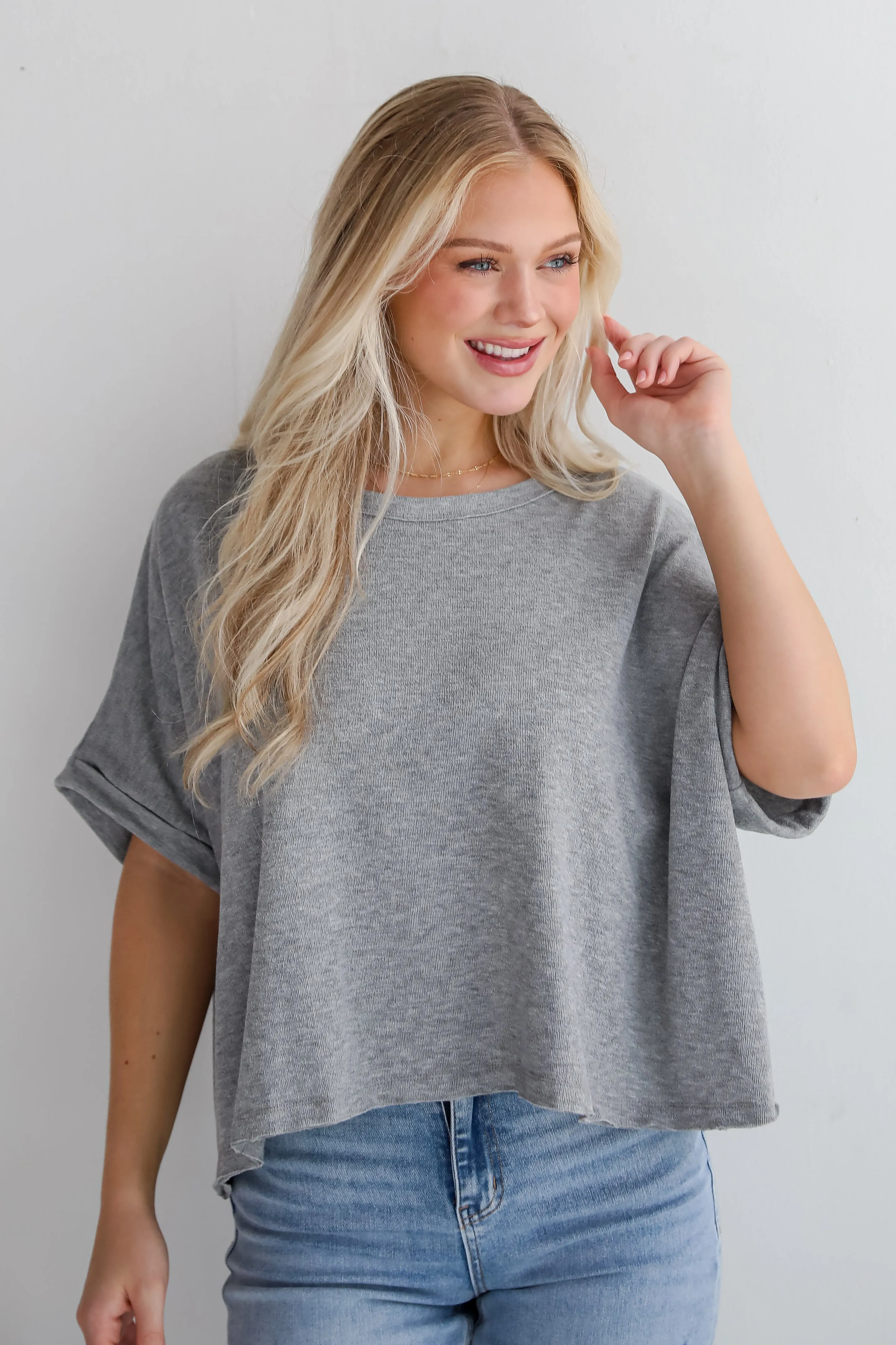 FINAL SALE - Sweetest Concept Short Sleeve Knit Top