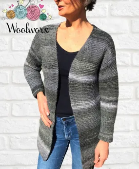 FREE Casual Cardigan Pattern - Plassard Champetre Yarn