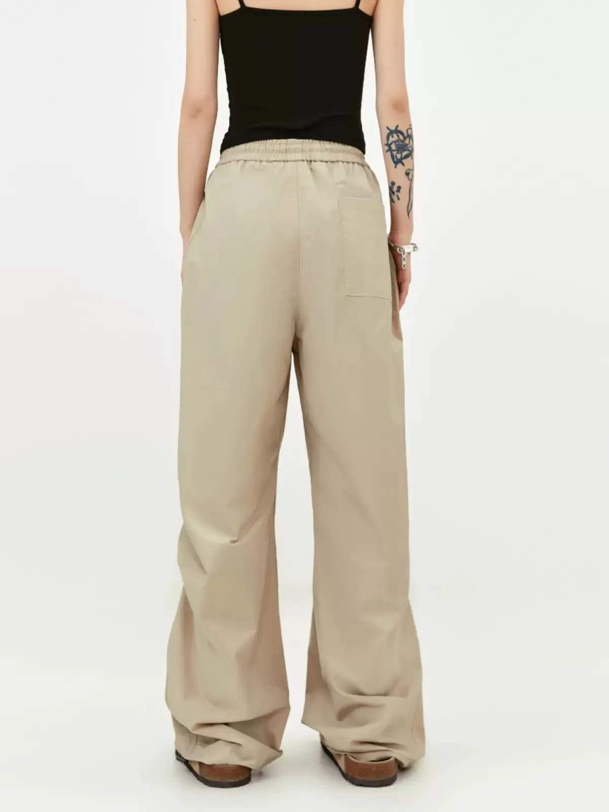 Gartered Straight Leg Cargo Pants