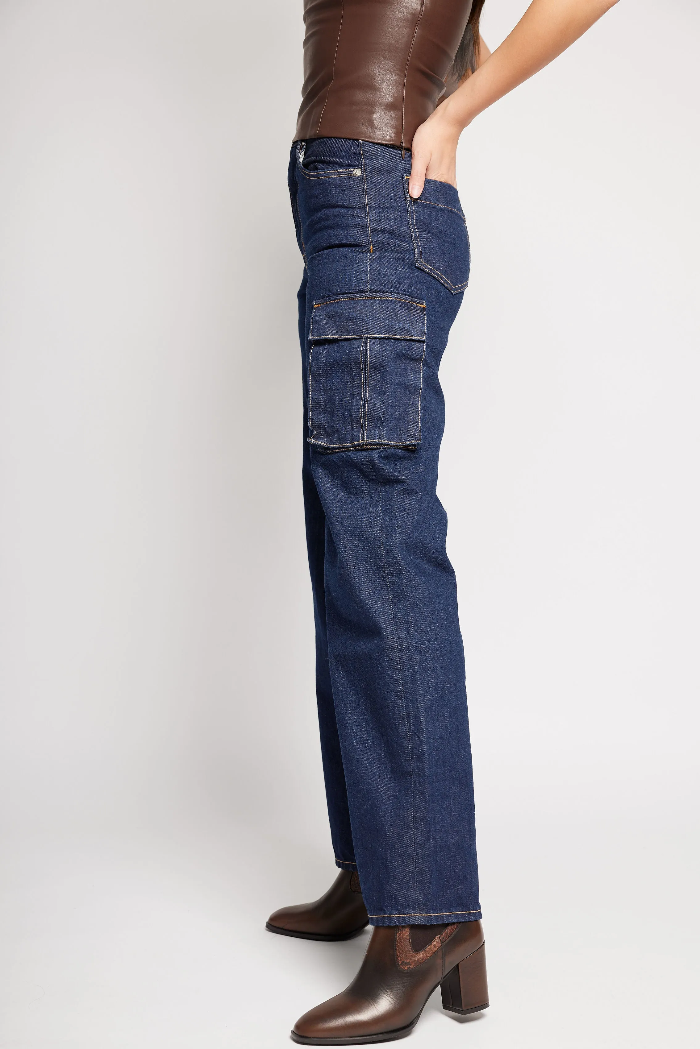 Grace Cargo Jean in Midnight Mile