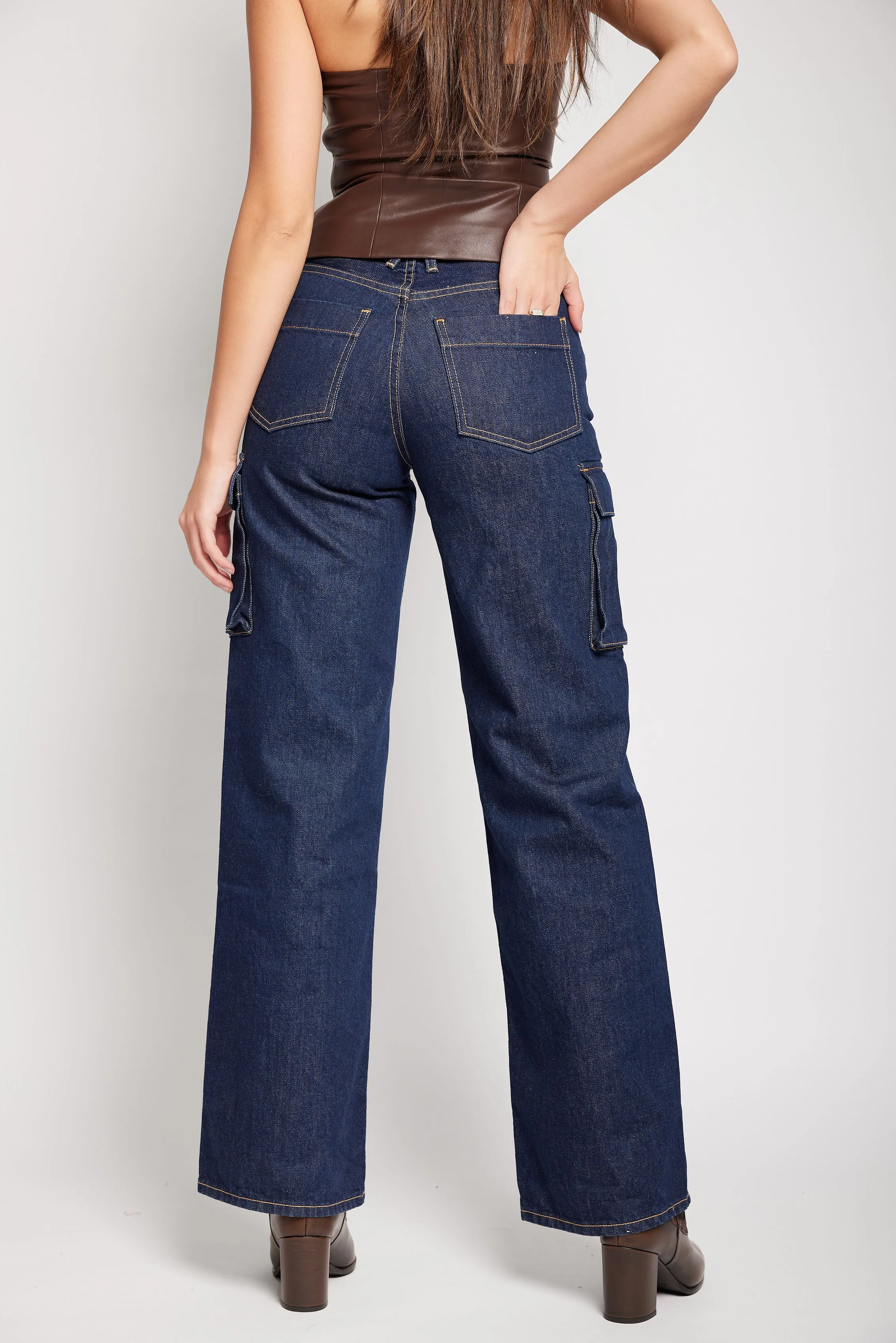 Grace Cargo Jean in Midnight Mile