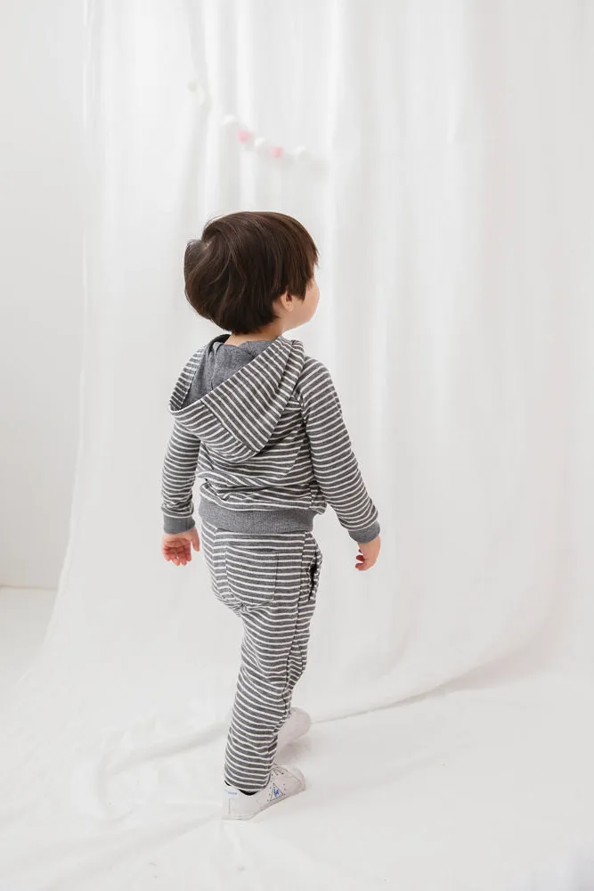 Grey Bengdi Hoodie & Pants Set