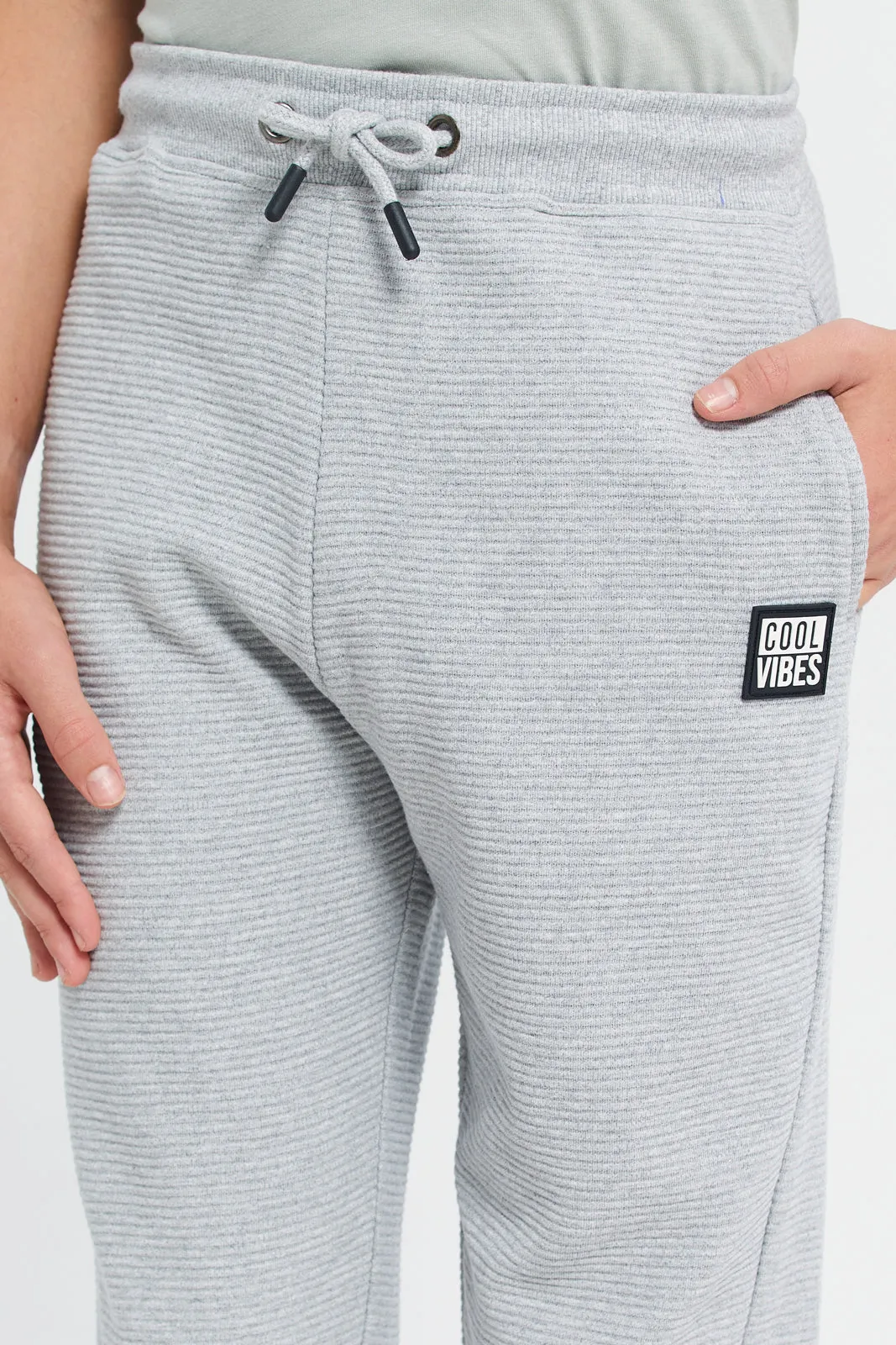 Grey Mel Ottoman Table Active Pants