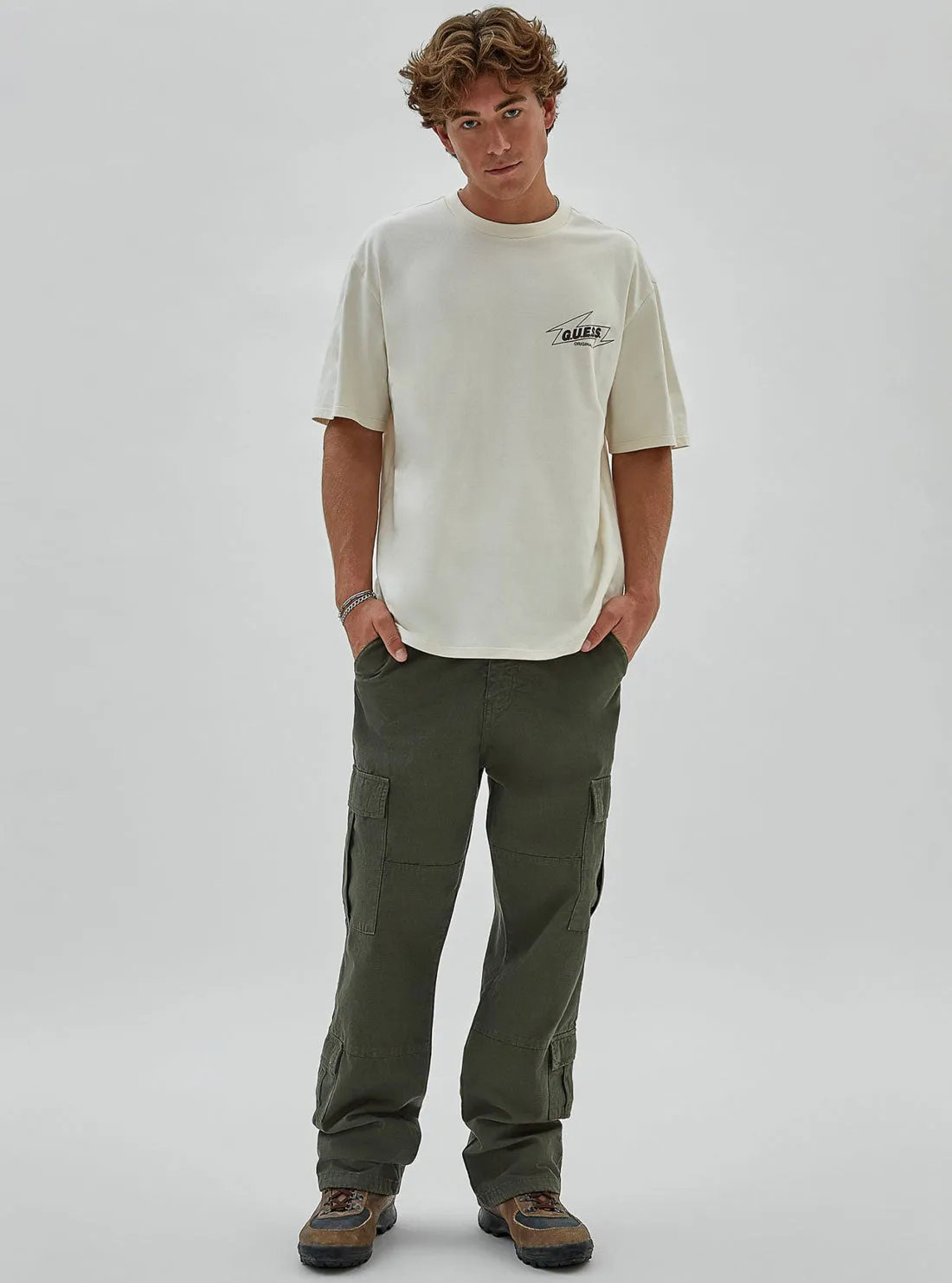 Guess Originals Green Ripstop Cargo Pants