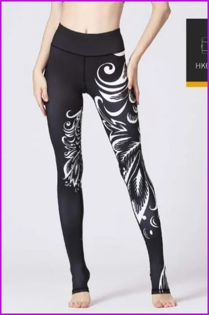 High Waist Yoga Leggings Tight Pants DE115