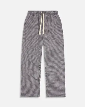 Houndstooth Jacquard Knit Pants