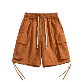 ICE SILK QUICK DRYINGT RIBBON WORKWEAR CARGO SHORT