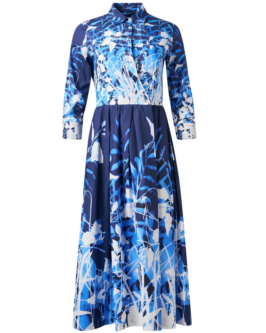 Indigo Leaves Elenat Dress