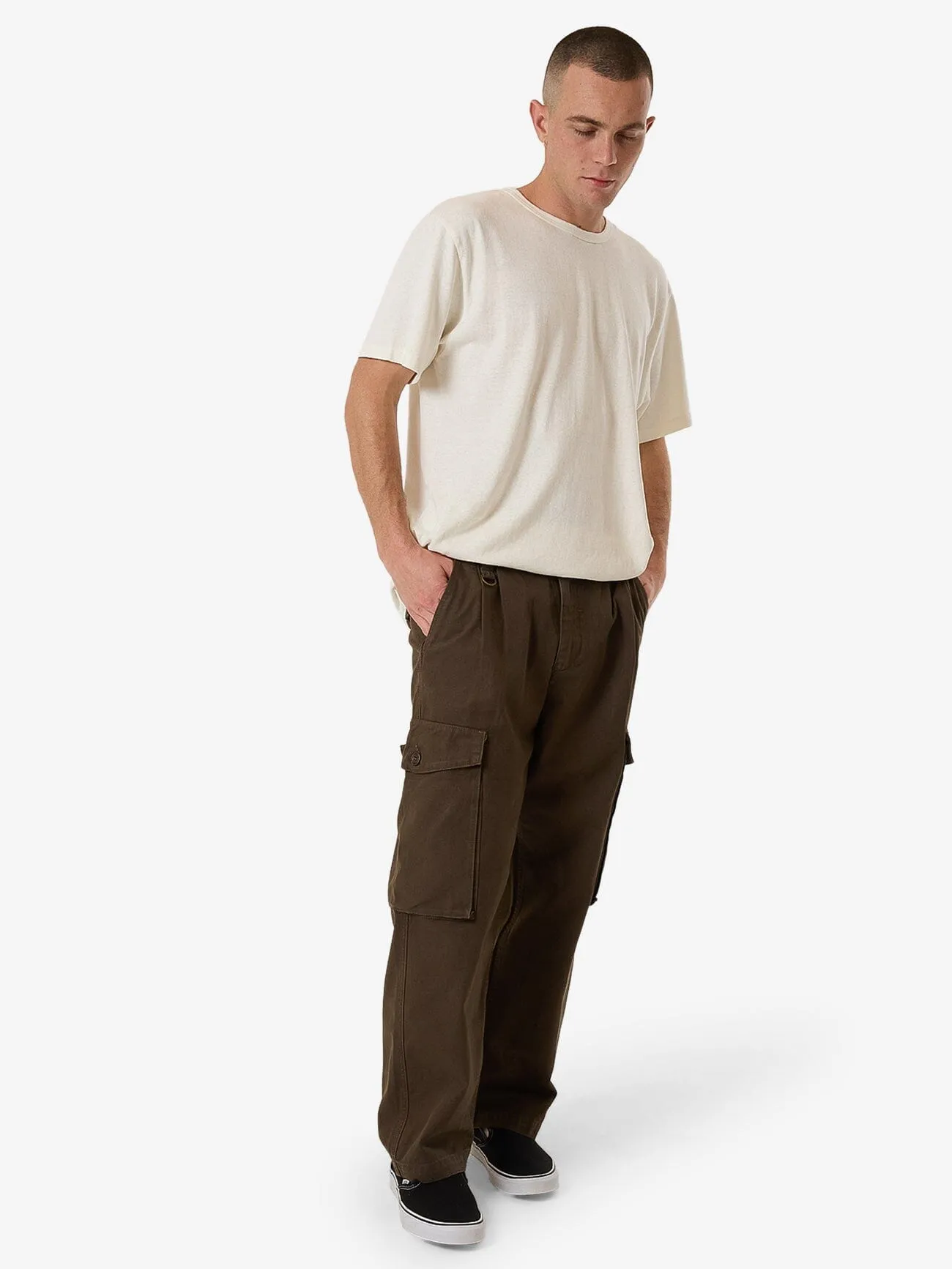 Issued Big Slacker Cargo Pant - Canteen