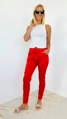 Italian Wish List Jogger - Red