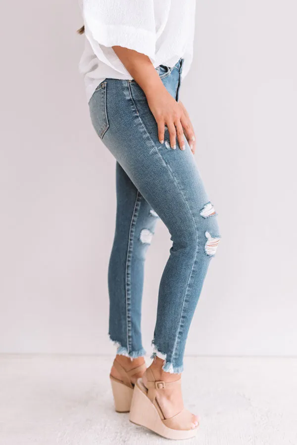 KanCan The Stormi High Waist Distressed Skinny