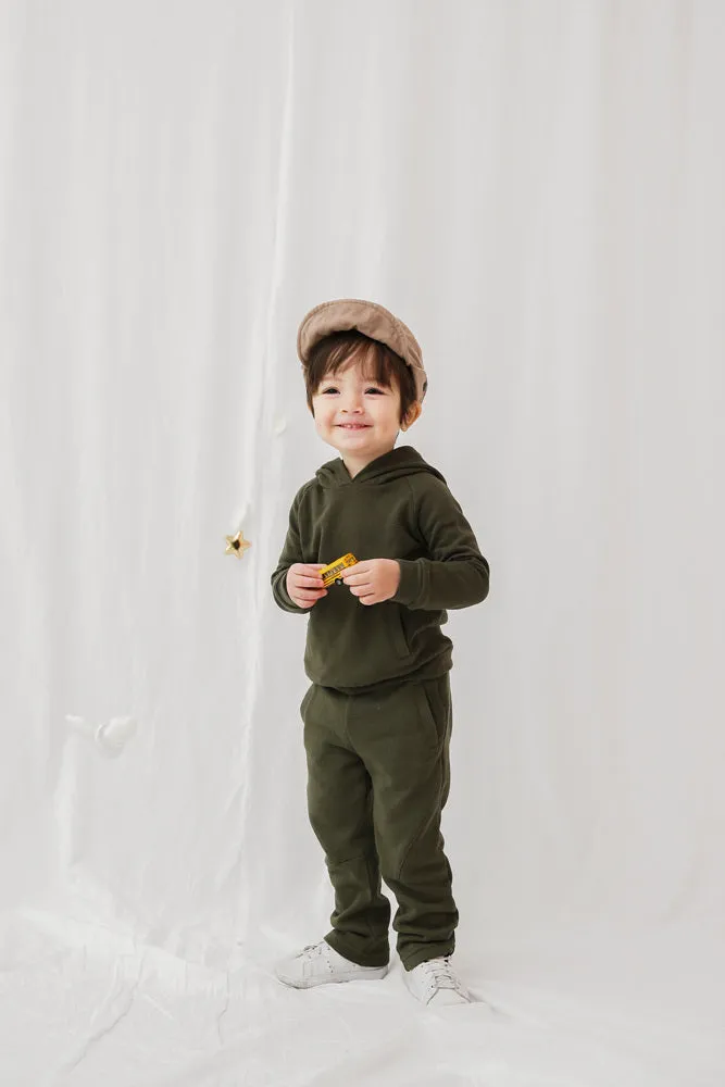 Khaki Bengdi Hoodie & Pants Set