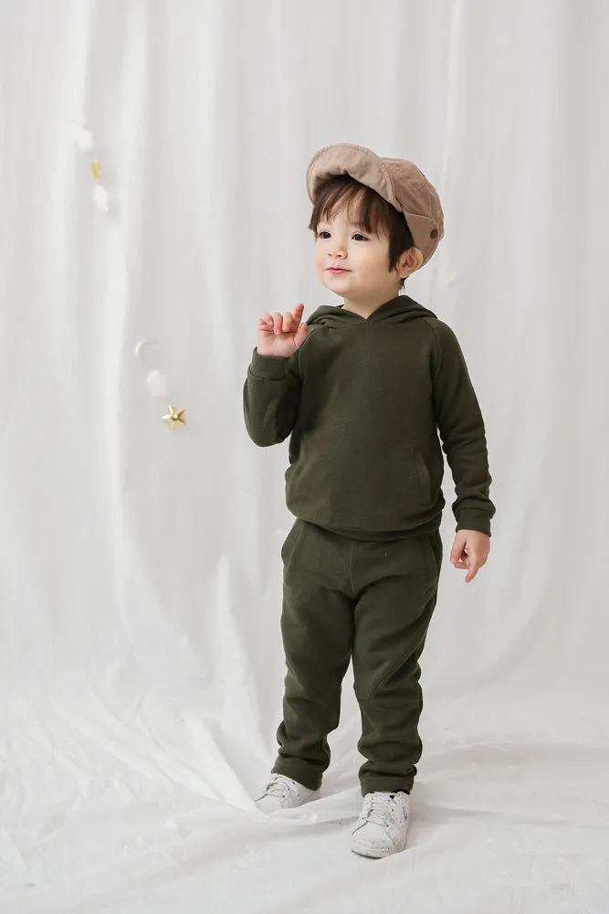 Khaki Bengdi Hoodie & Pants Set