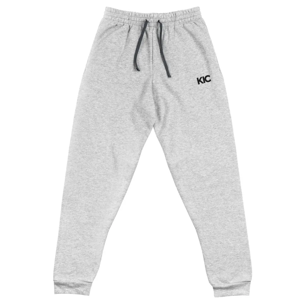 KIC Joggers with Embroidery in Grey