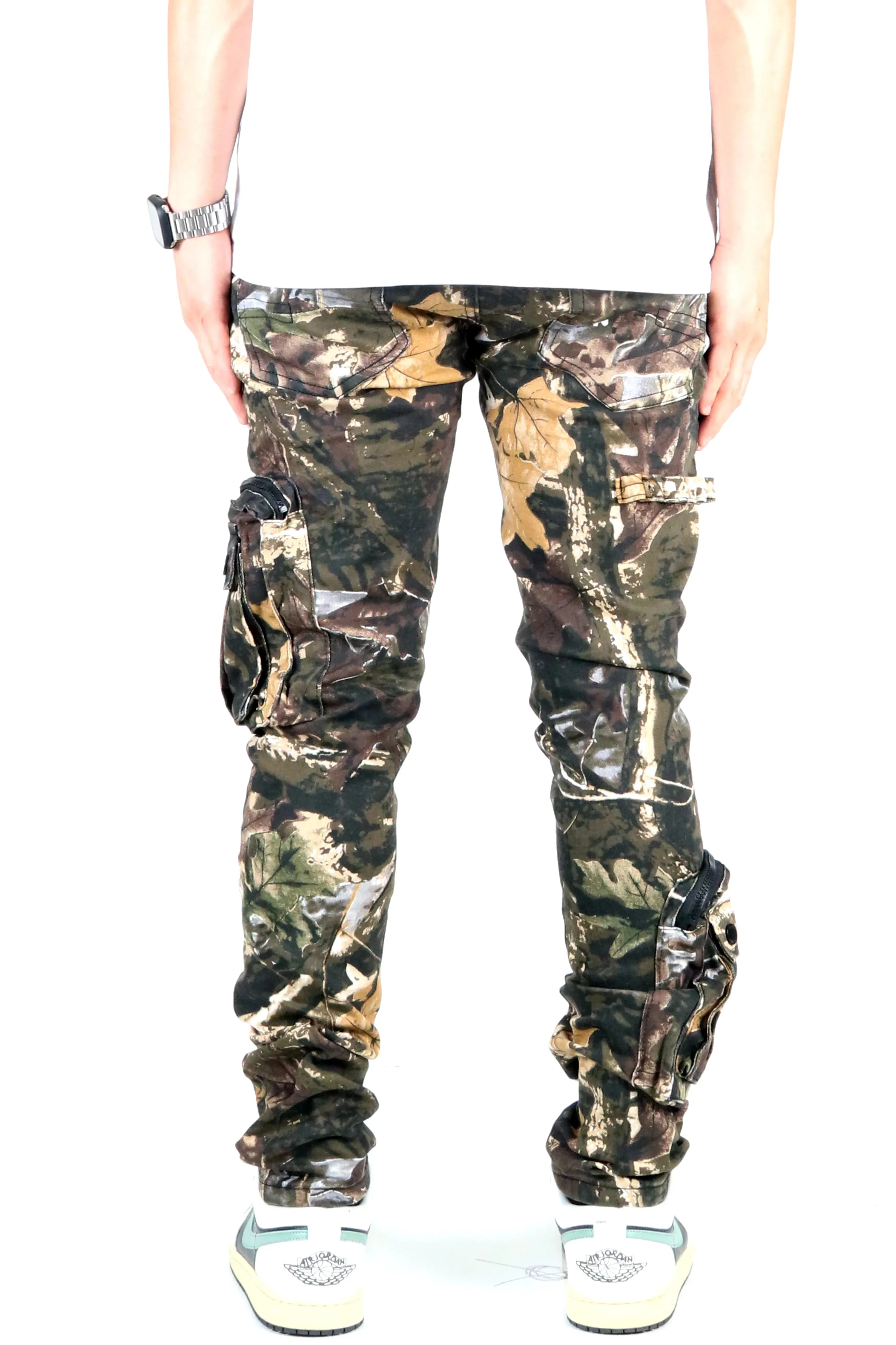 KLEEP Premium Twill Forest Camo Pattern Cargo Pants