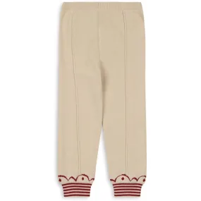 Konges Sløjd Off White Whamie Knit Pants