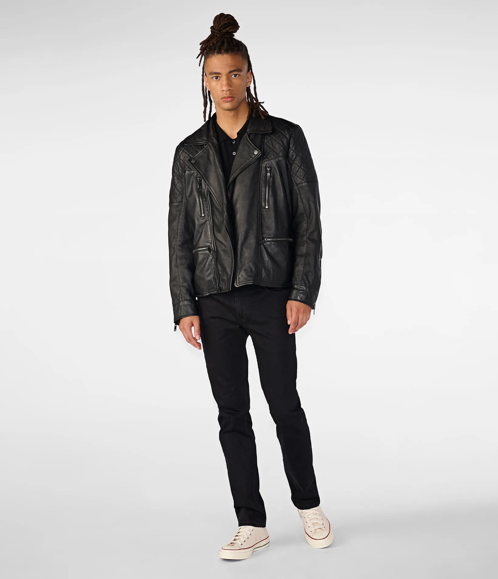 Leo Moto Jacket With Shearling