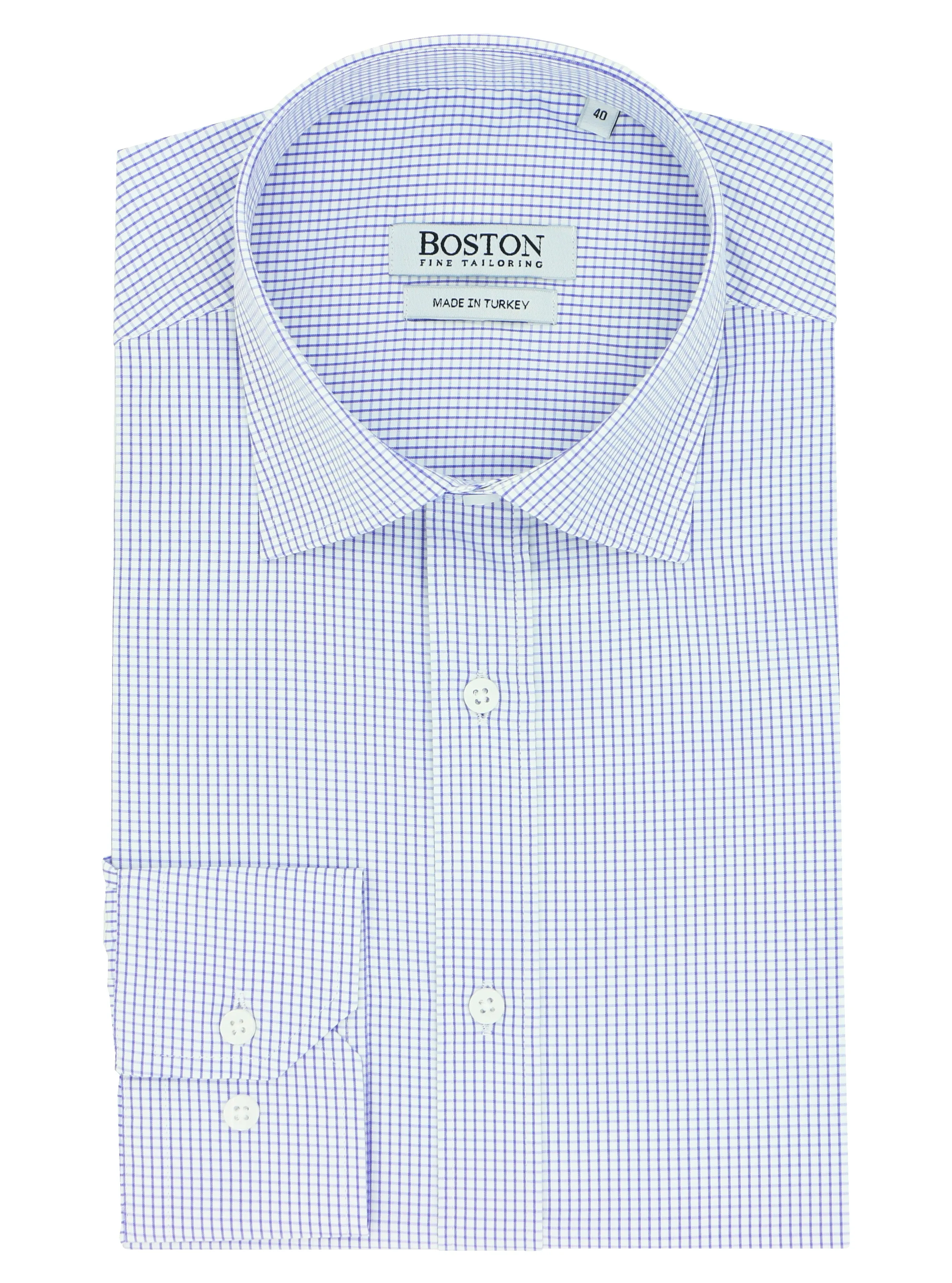 Liberty Business Mauve Microchecked Shirt