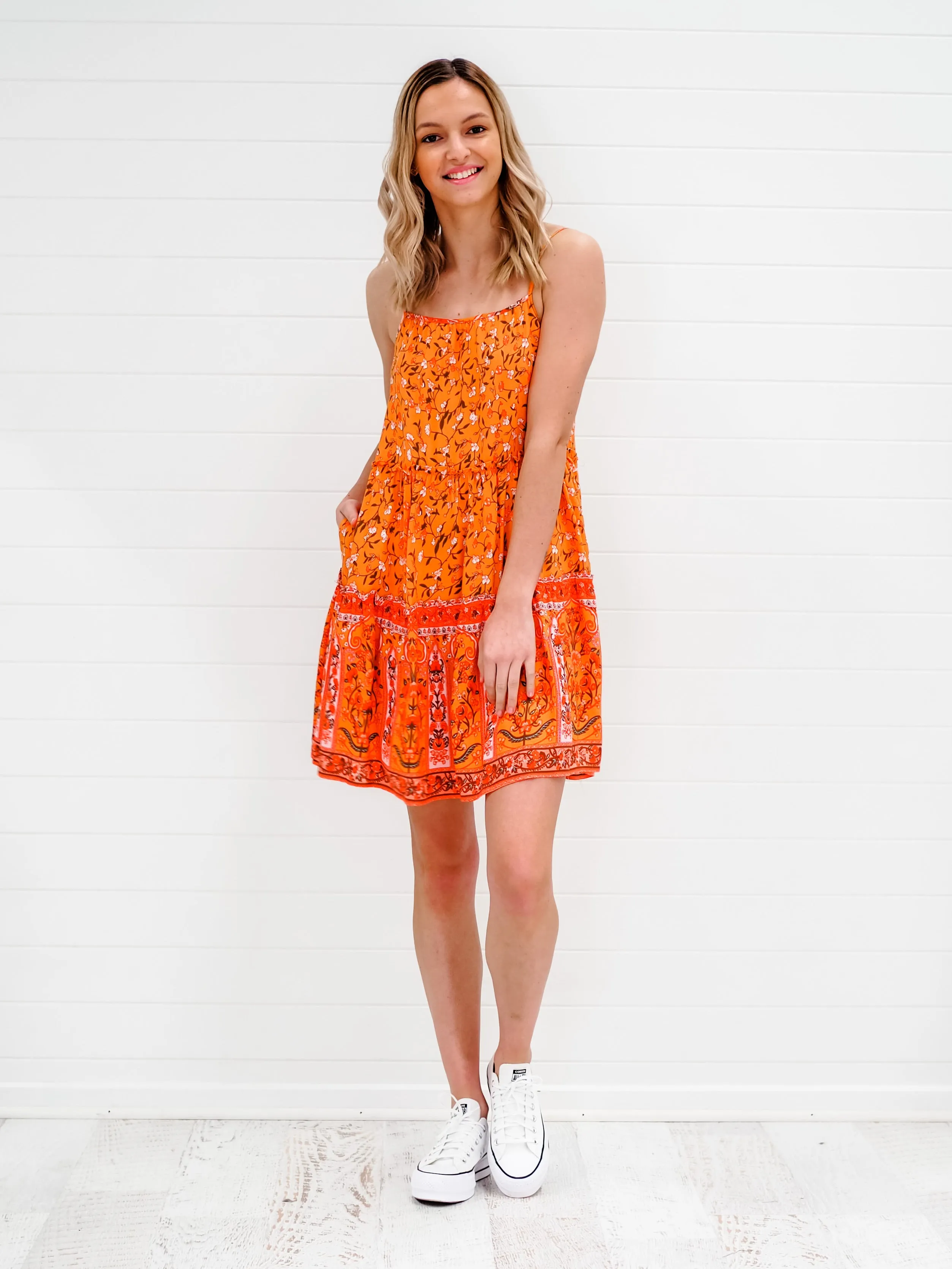 Lolly Dress - Orange