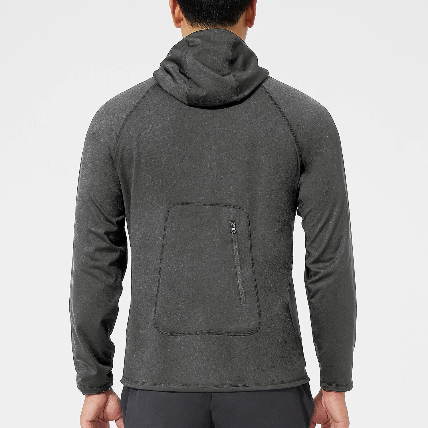 Long Sleeve Thermal Water-Proof Fleece The Scratch Hoodie - Heather Grey