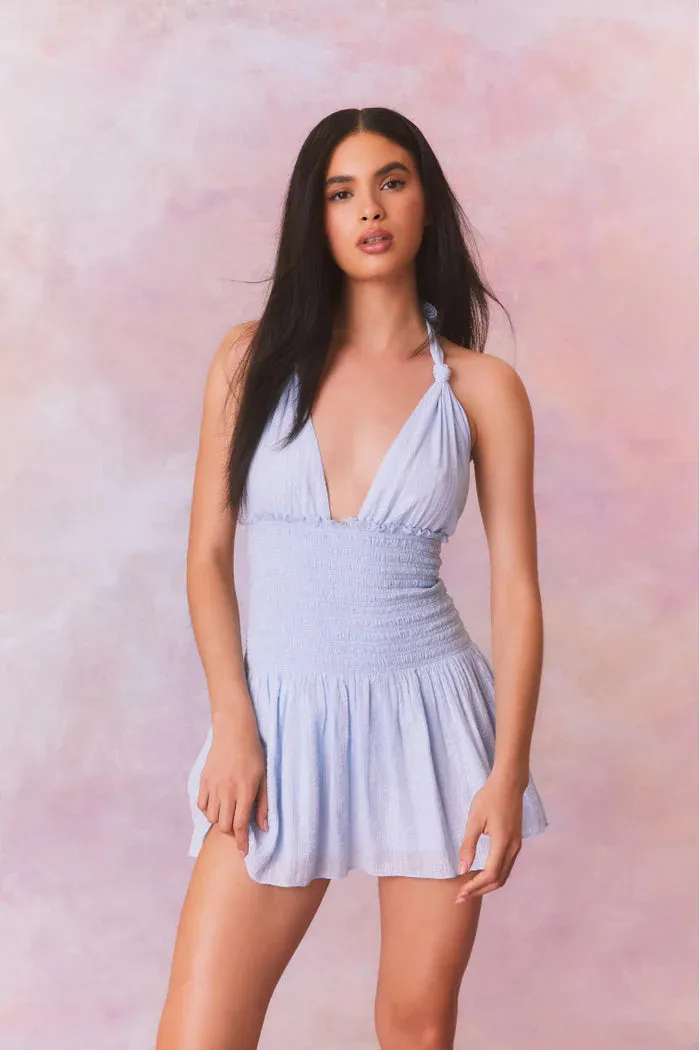 Loveshackfancy Luisetta Dress in Moonstone