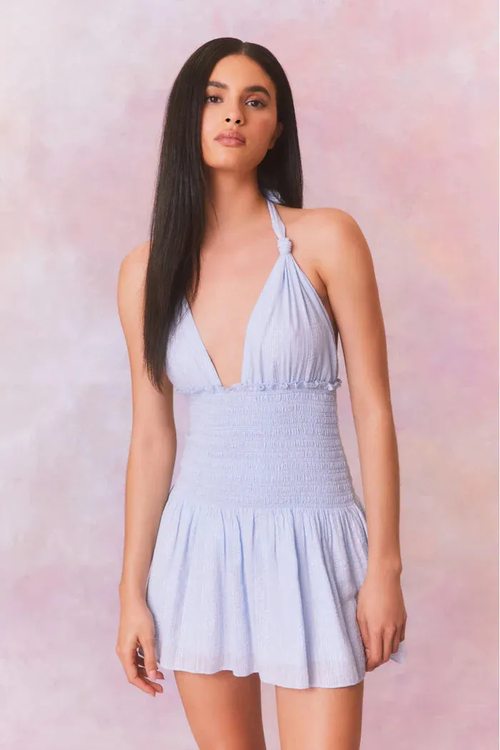 Loveshackfancy Luisetta Dress in Moonstone