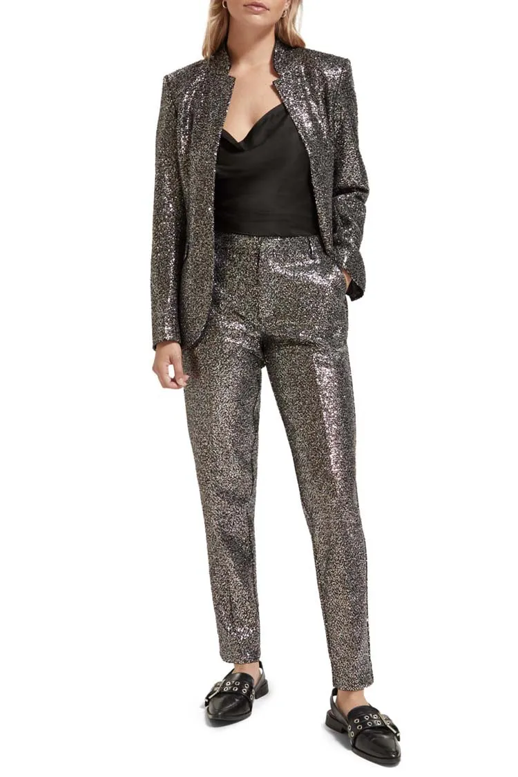 Lowry Mid-rise Mixed Sequins Pants | FINAL SALE