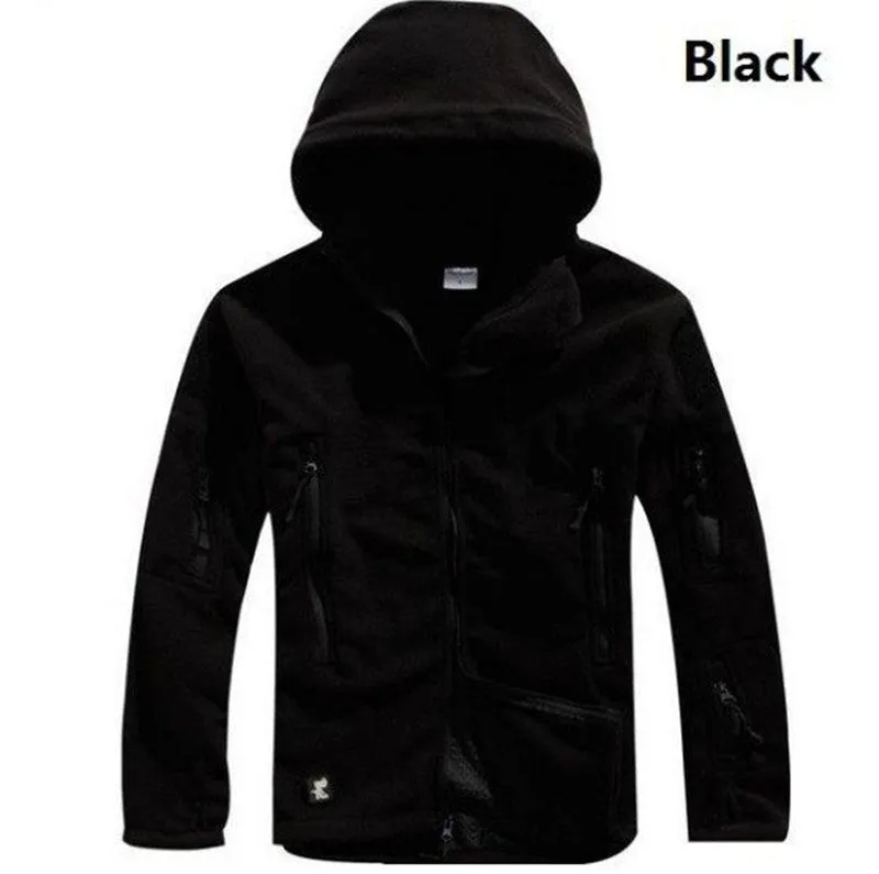 Man Cave Men Military Winter Thermal Fleece Tactical Jacket