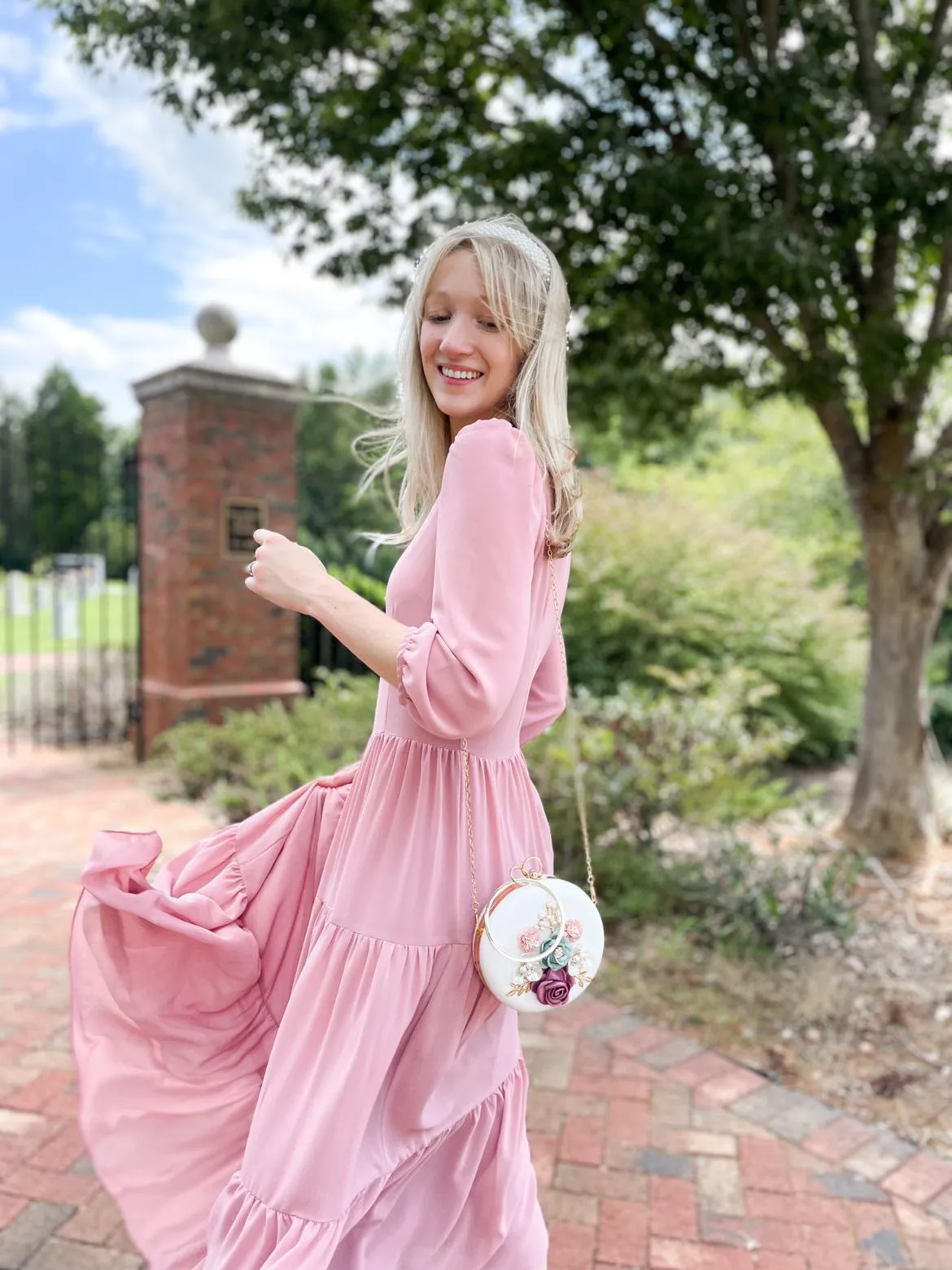 Marbella Pink Maxi Dress