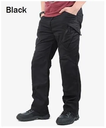 Men City Tactical Cargo Pants Combat  Army Military Pants Cotton Many Pockets Stretch Flexible Man Casual Trousers