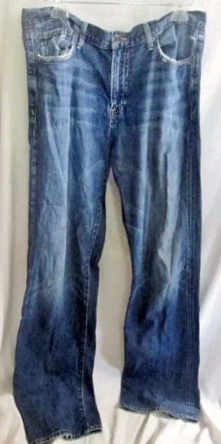 Mens LUCKY BRAND 361 VINTAGE STRAIGHT JEANS PANTS Dungarees BLUE 34 X 34 Hipster BOHO