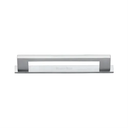 Metro Cabinet Pull Handle with Plate