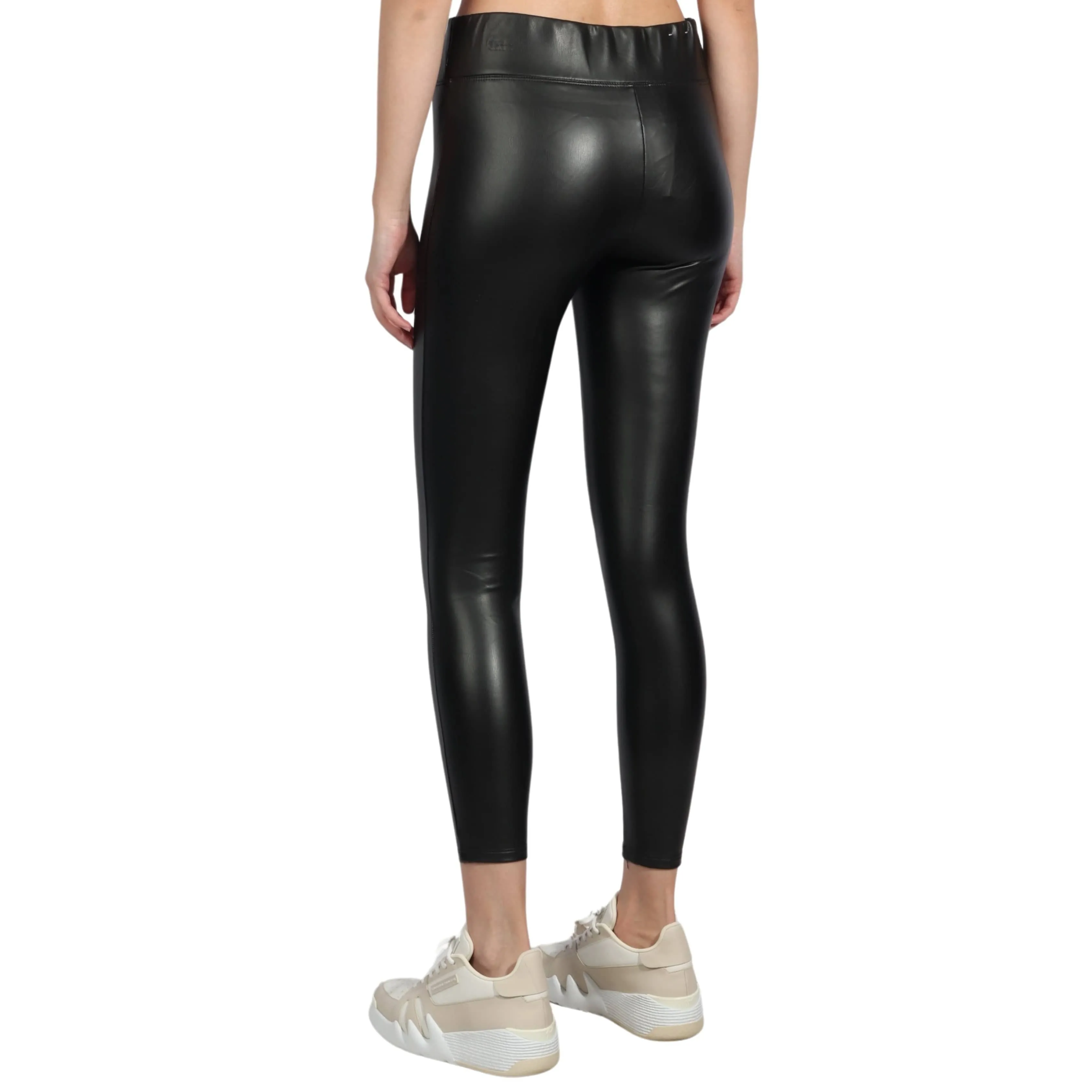 MIXIT - High Waist Faux Leather Skinny Pants