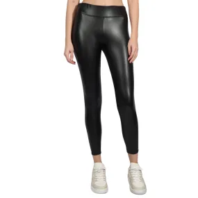 MIXIT - High Waist Faux Leather Skinny Pants