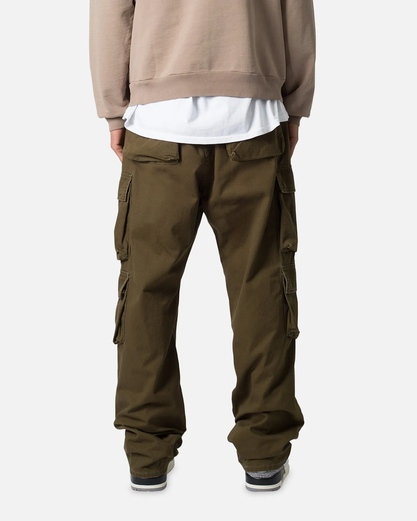 MNML Baggy Cargo Pants Washed Olive