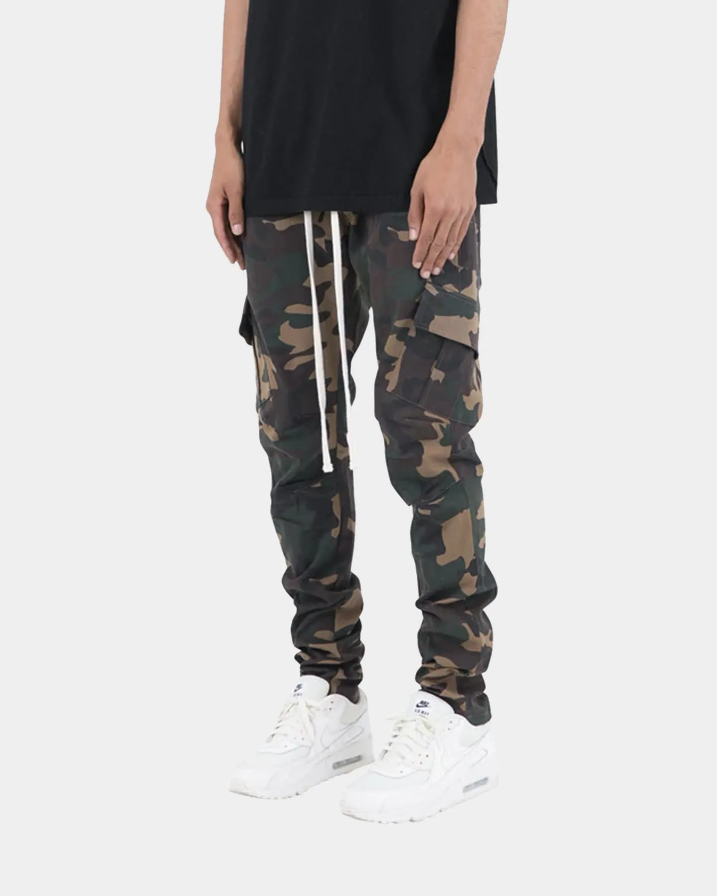 MNML Cargo Drawcord II Pants Woodland Camo