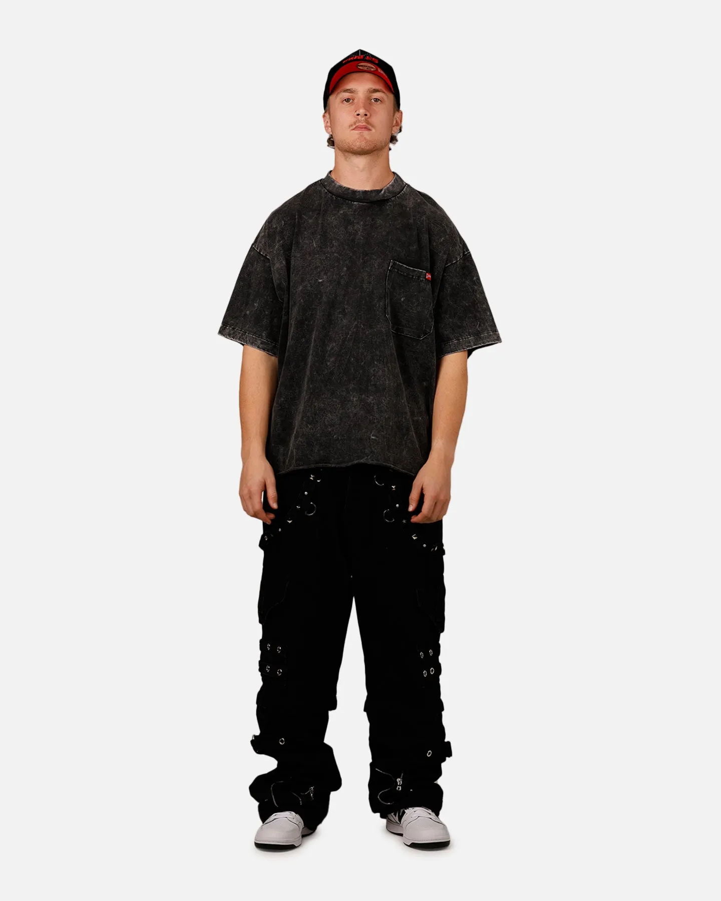 MNML Ultra Baggy Heavy Raver Denim Pants Black