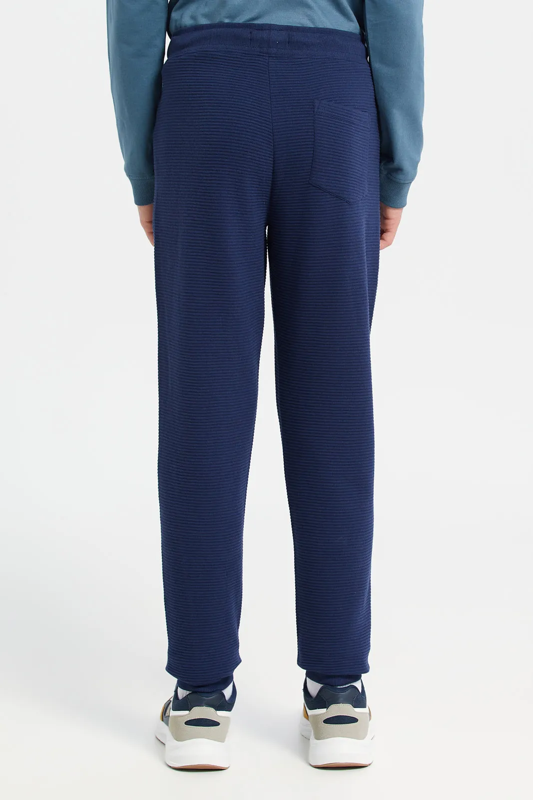 Navy Ottoman Table Active Pants