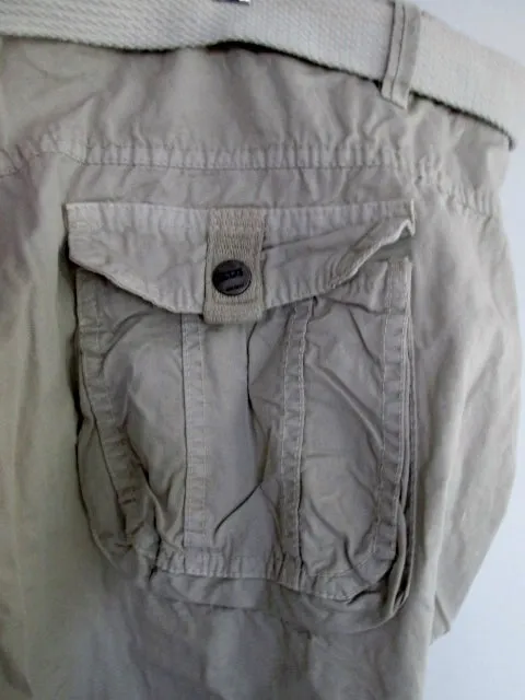 NEW MENS GALAXY HARVIC Adventure Shorts Pants 46 SAFARI CARGO KHAKI Tan Beige