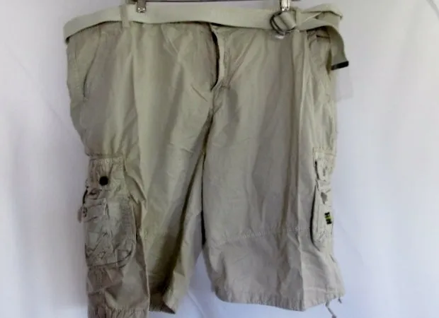 NEW MENS GALAXY HARVIC Adventure Shorts Pants 46 SAFARI CARGO KHAKI Tan Beige