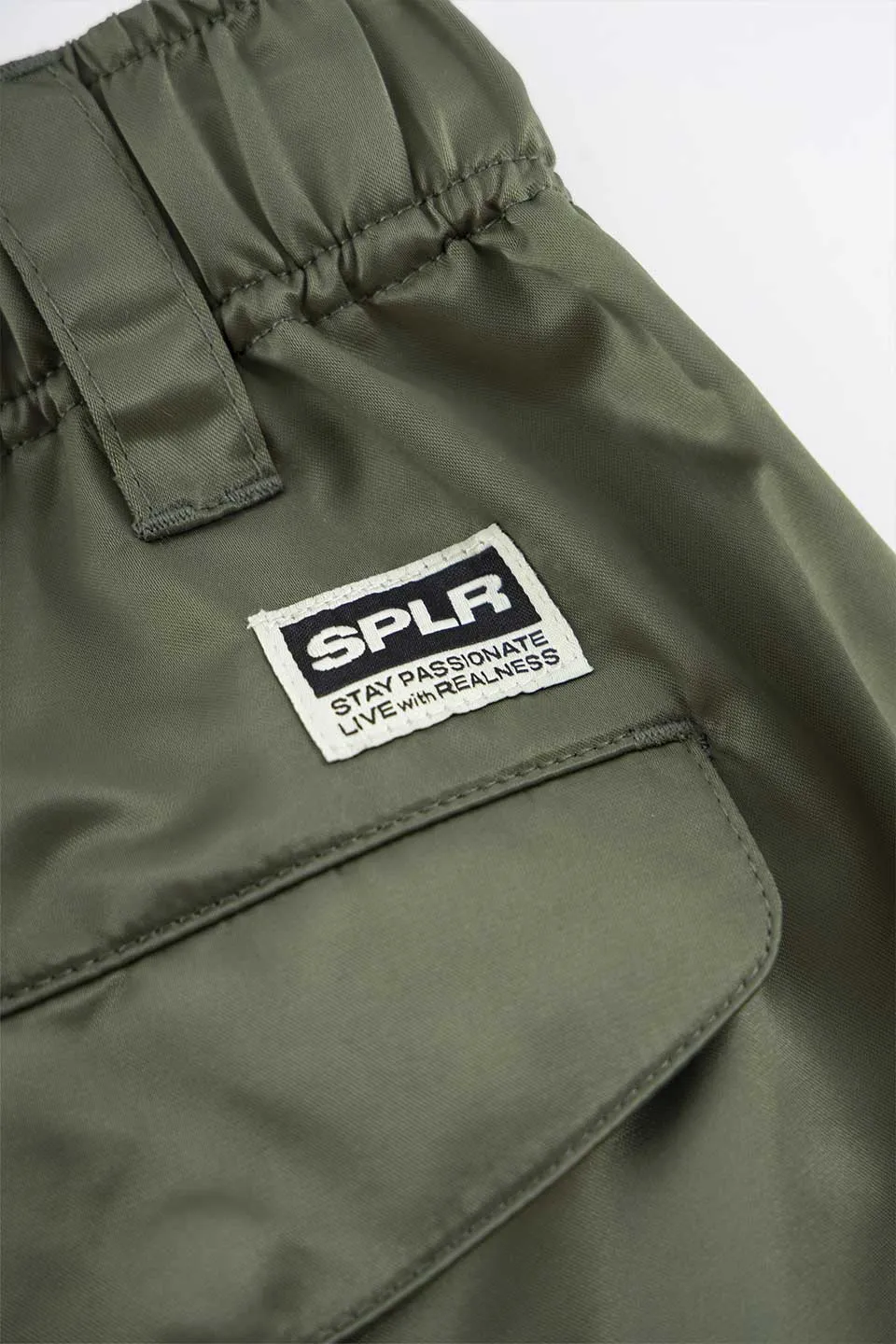 Nylon Cargo Pants