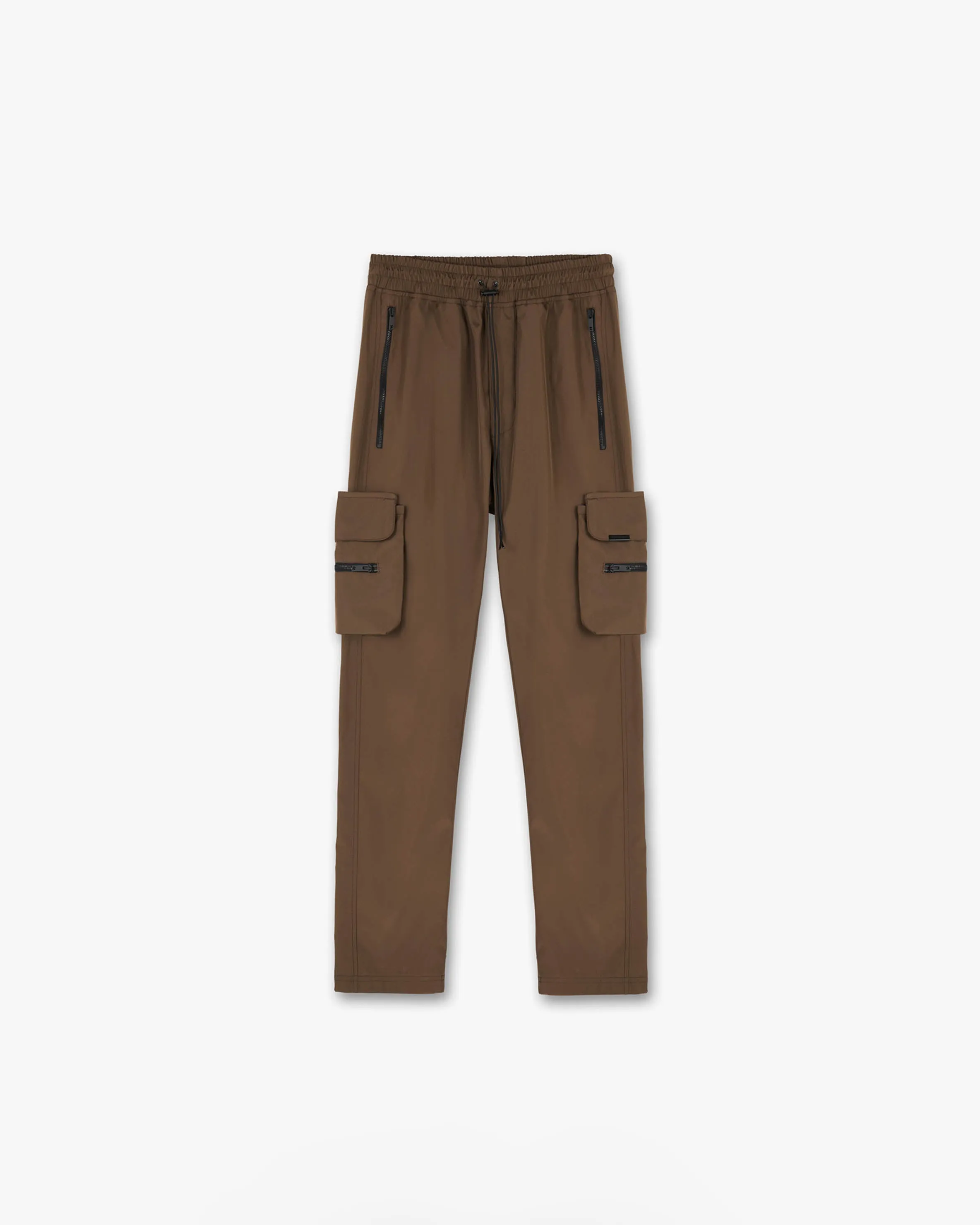 Nylon Detachable Pocket Pant - Brown