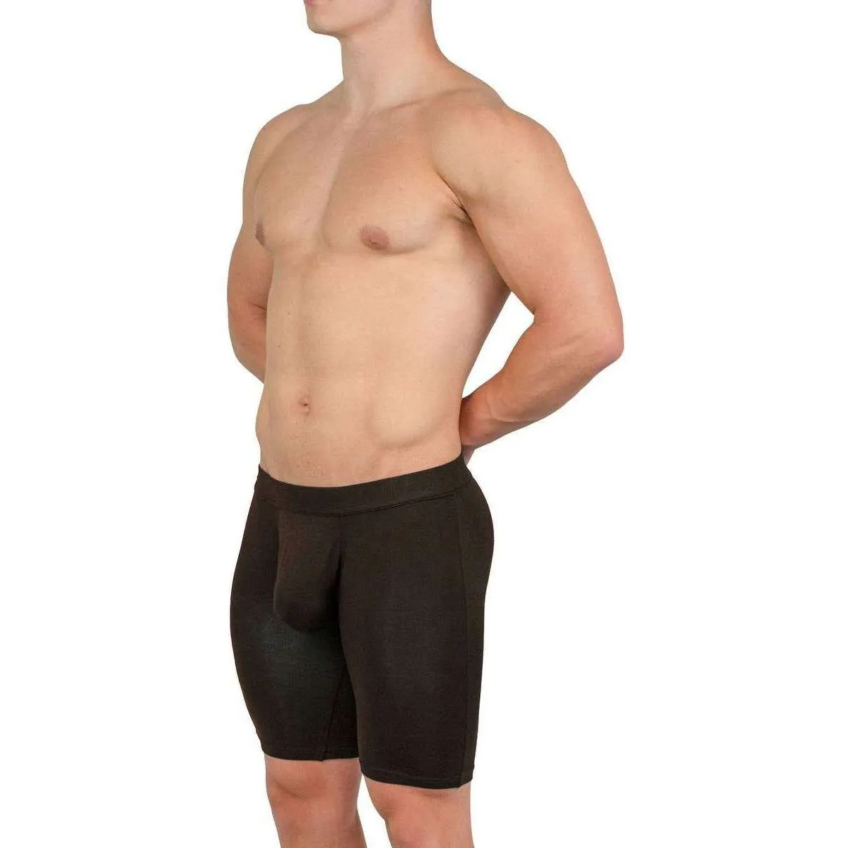 Obviously EliteMan Boxer Brief 9inch Leg - Black